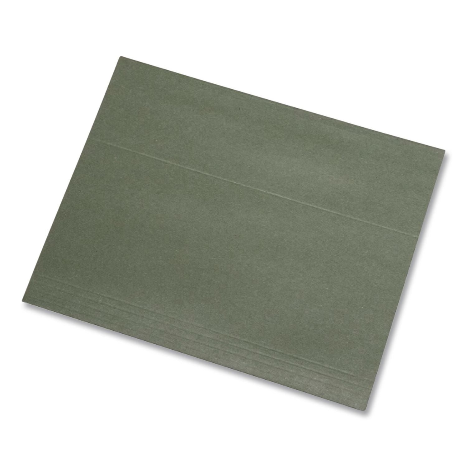 Reinforced Hanging File Folders with Printable Tab Inserts, Letter Size, 1/3-Cut Tabs, Standard Green, 25/Box