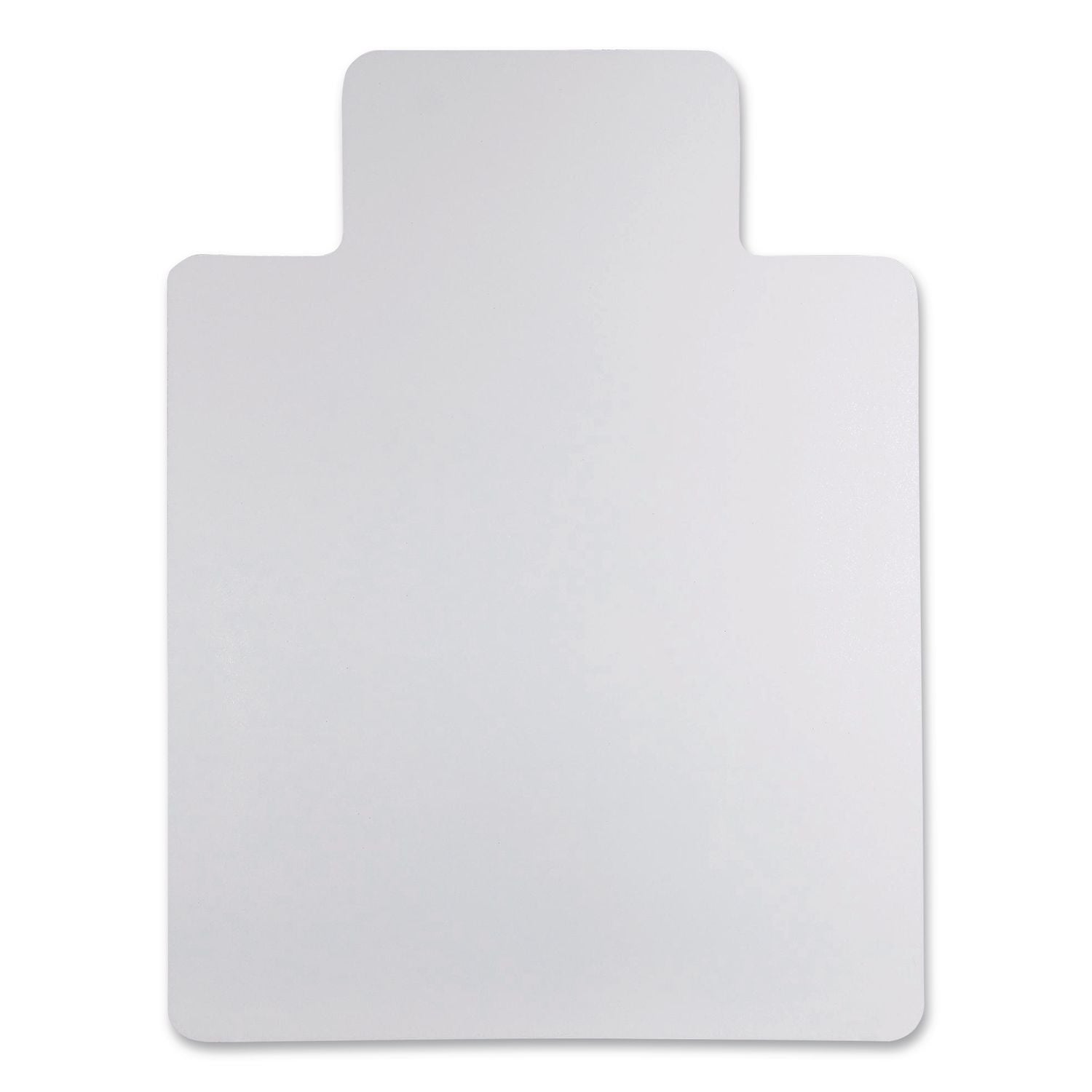 All Day Use Non-Studded Chair Mat for Hard Floors, 36 x 48, Lipped, Clear