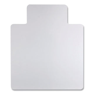 All Day Use Non-Studded Chair Mat for Hard Floors, 45 x 53, Wide Lipped, Clear