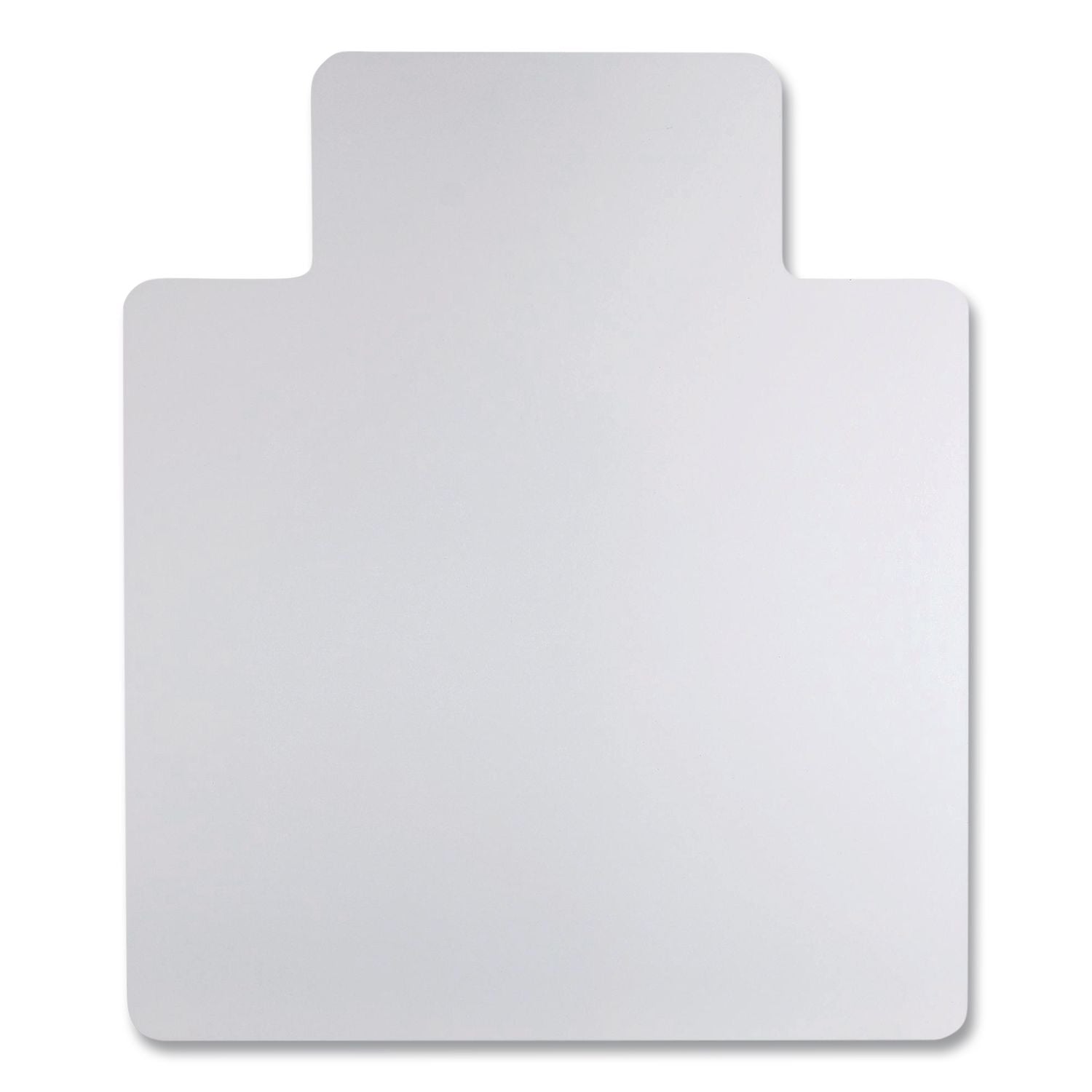 All Day Use Non-Studded Chair Mat for Hard Floors, 45 x 53, Wide Lipped, Clear