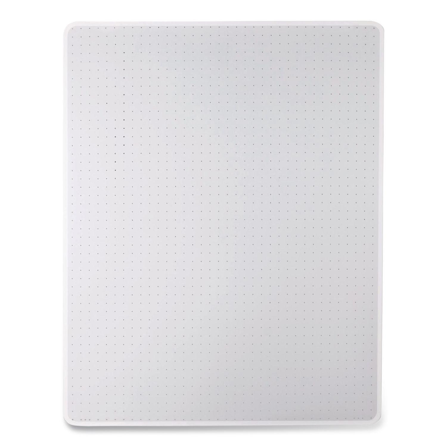 Moderate Use Studded Chair Mat for Low Pile Carpet, 46 x 60, Rectangular, Clear