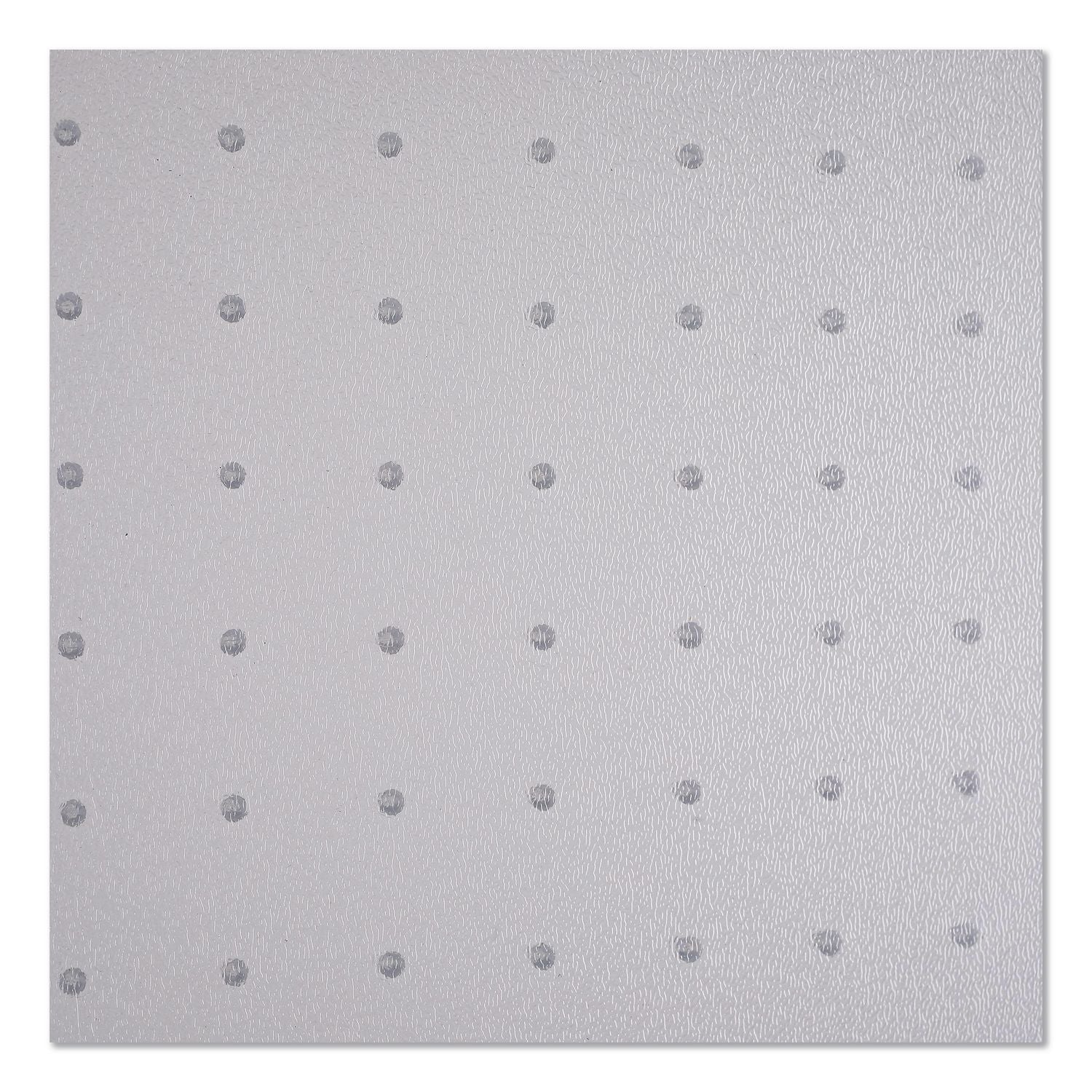 Moderate Use Studded Chair Mat for Low Pile Carpet, 45 x 53, Wide Lipped, Clear