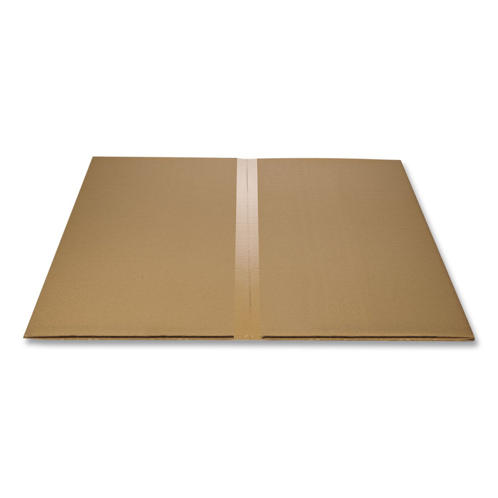 All Day Use Non-Studded Chair Mat for Hard Floors, 45 x 53, Wide Lipped, Clear