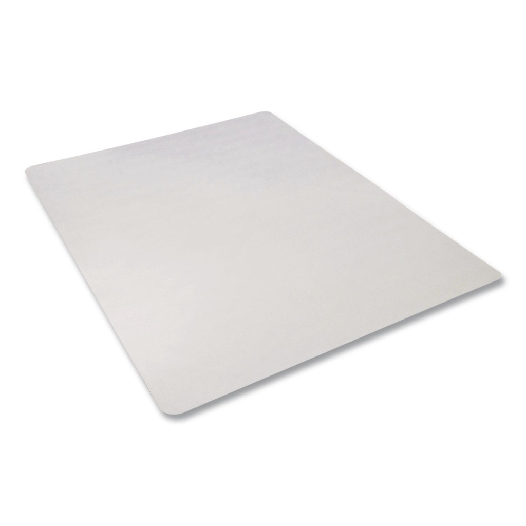 All Day Use Non-Studded Chair Mat for Hard Floors, 46 x 60, Rectangular, Clear