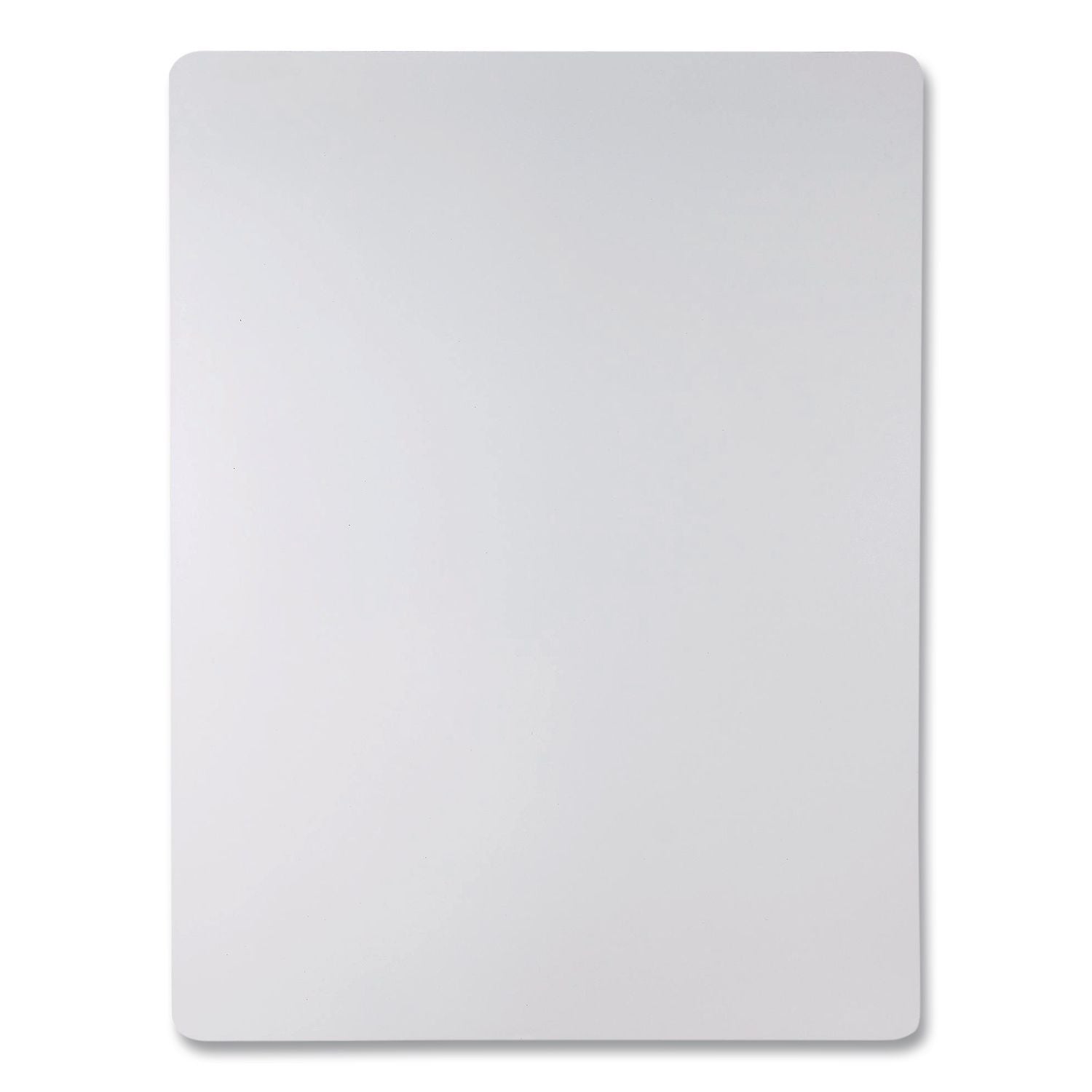 All Day Use Non-Studded Chair Mat for Hard Floors, 46 x 60, Rectangular, Clear