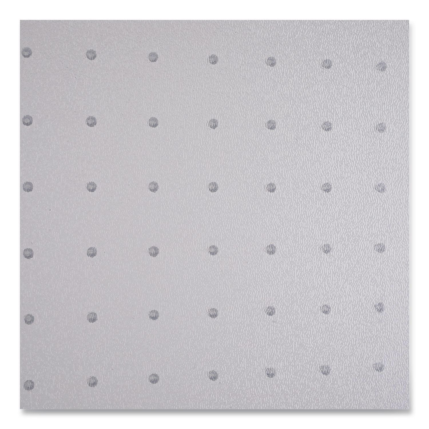 Moderate Use Studded Chair Mat for Low Pile Carpet, 46 x 60, Rectangular, Clear