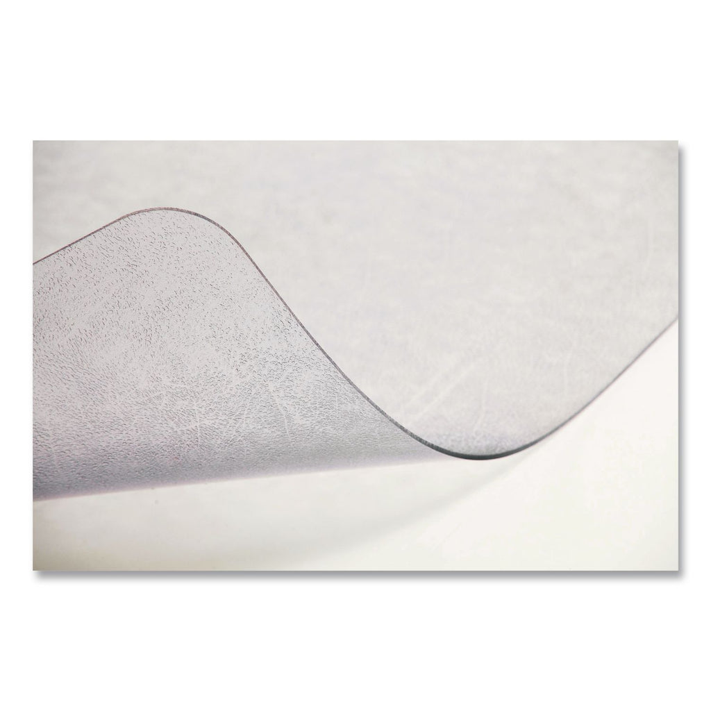 All Day Use Non-Studded Chair Mat for Hard Floors, 46 x 60, Rectangular, Clear
