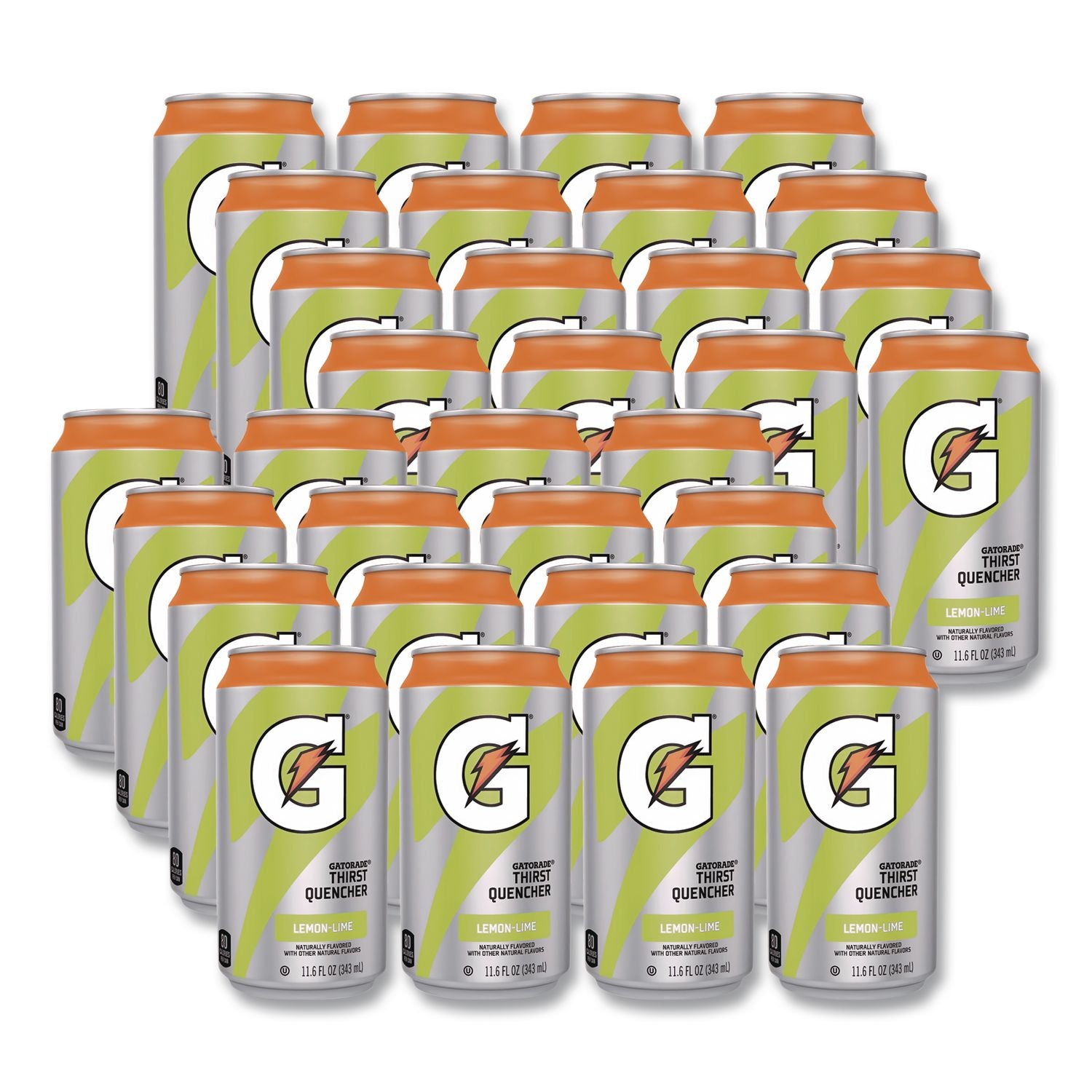 Thirst Quencher Can, Lemon-Lime, 11.6oz Can, 24/Carton