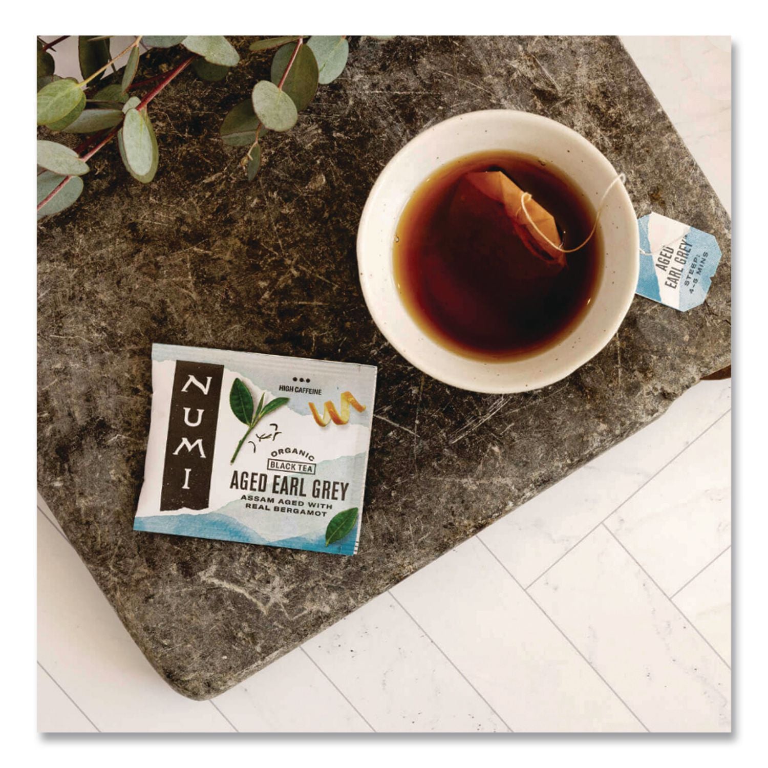 Organic Teas and Teasans, 1.27 oz, Aged Earl Grey, 18/Box