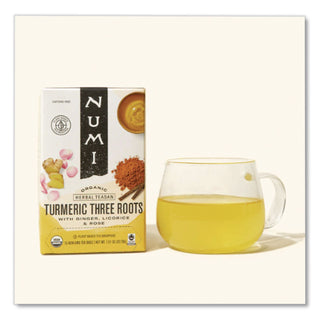 Turmeric Tea, Three Roots, 1.42 oz Bag, 12/Box