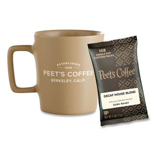 Coffee Portion Packs, House Blend, Decaf, 2.5 oz Frack Pack, 18/Box