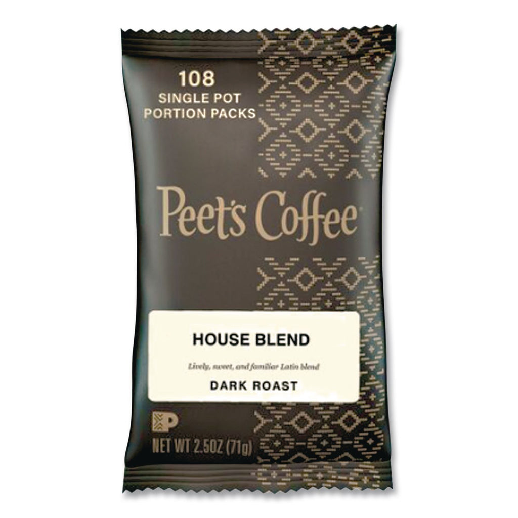 Coffee Portion Packs, House Blend, 2.5 oz Frack Pack, 18/Box
