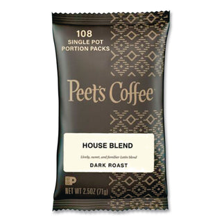 Coffee Portion Packs, House Blend, 2.5 oz Frack Pack, 18/Box