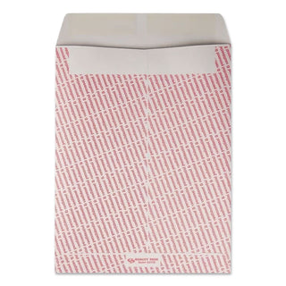 Gray/Red Paper Gummed Flap Personal and Confidential Interoffice Envelope, #97, 10 x 13, Gray/Red, 100/Box