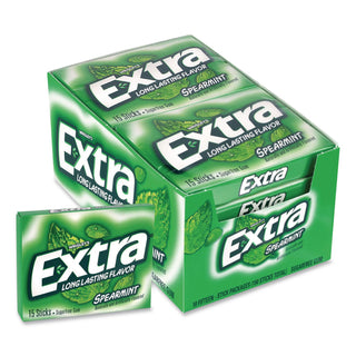 Mars Spearmint Flavored Chewing Gum - Spearmint - 10 / Box