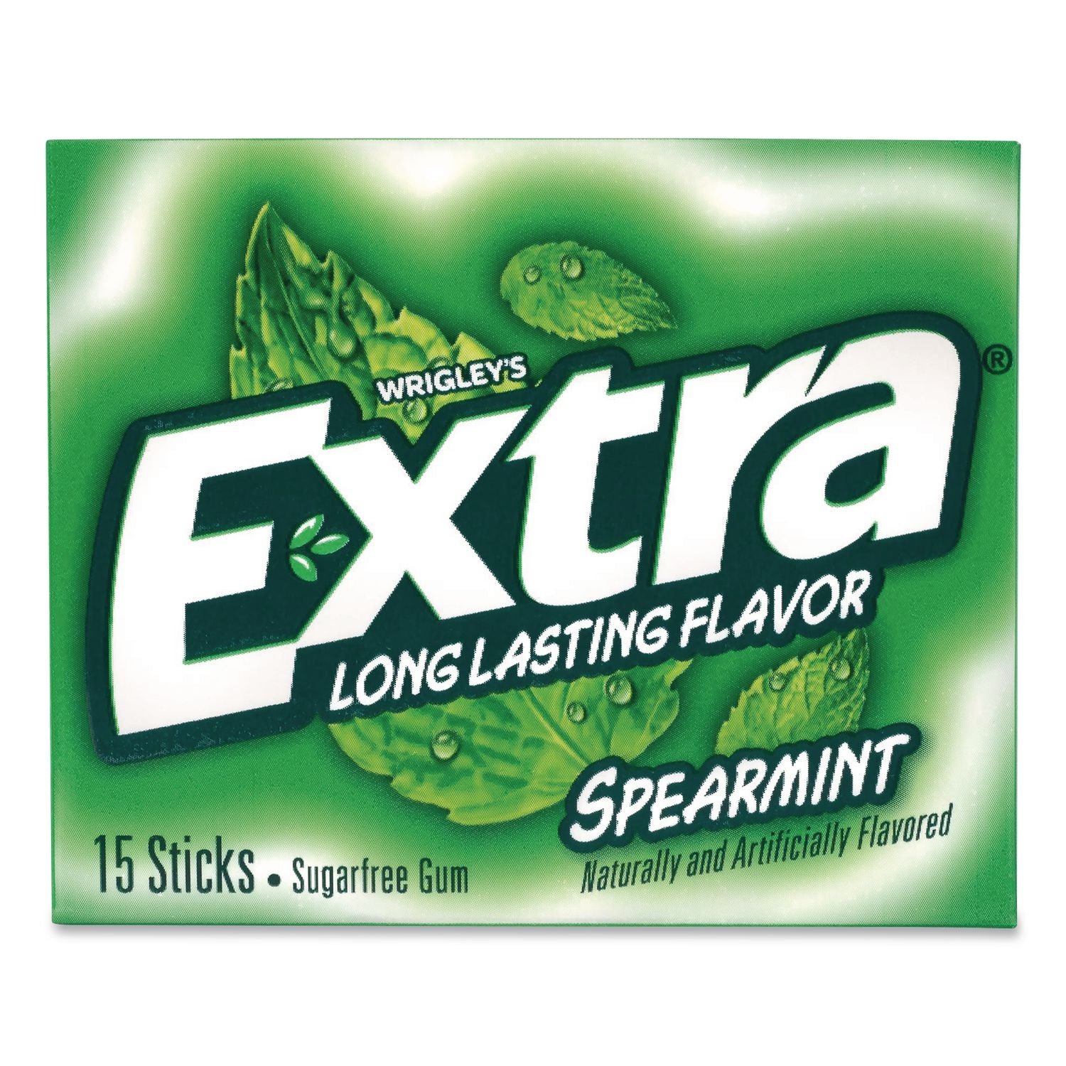 Mars Spearmint Flavored Chewing Gum - Spearmint - 10 / Box
