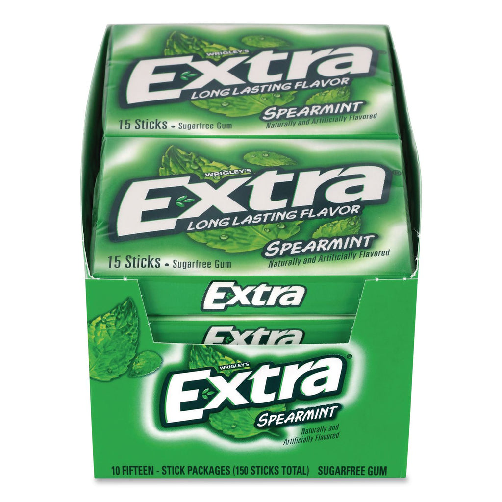 Mars Spearmint Flavored Chewing Gum - Spearmint - 10 / Box