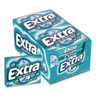 Wrigley Extra Polar Ice Chewing Gum - Mint - 10 / Box