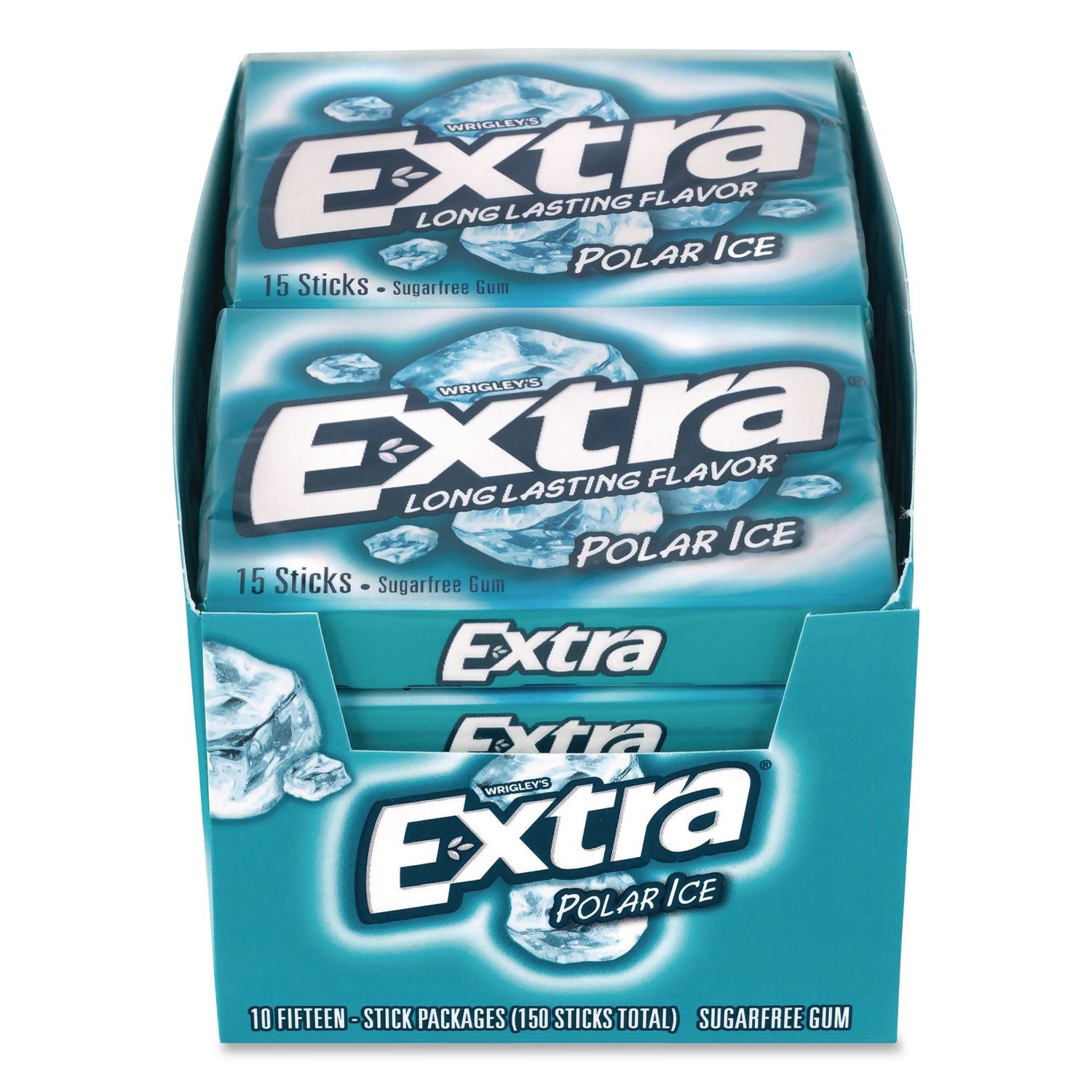 Wrigley Extra Polar Ice Chewing Gum - Mint - 10 / Box