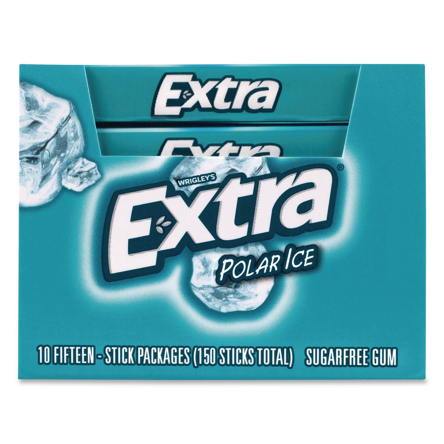 Wrigley Extra Polar Ice Chewing Gum - Mint - 10 / Box