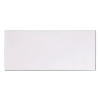 Business Envelope, #10, Commercial Flap, Diagonal Seam, Gummed Closure, 24 lb Bond Weight Paper, 4.13 x 9.5, White, 500/Box