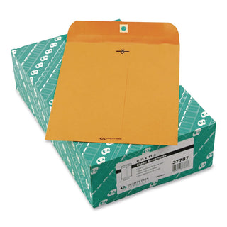 Clasp Envelope, 32 lb Bond Weight Kraft, #87, Square Flap, Clasp/Gummed Closure, 8.75 x 11.5, Brown Kraft, 100/Box
