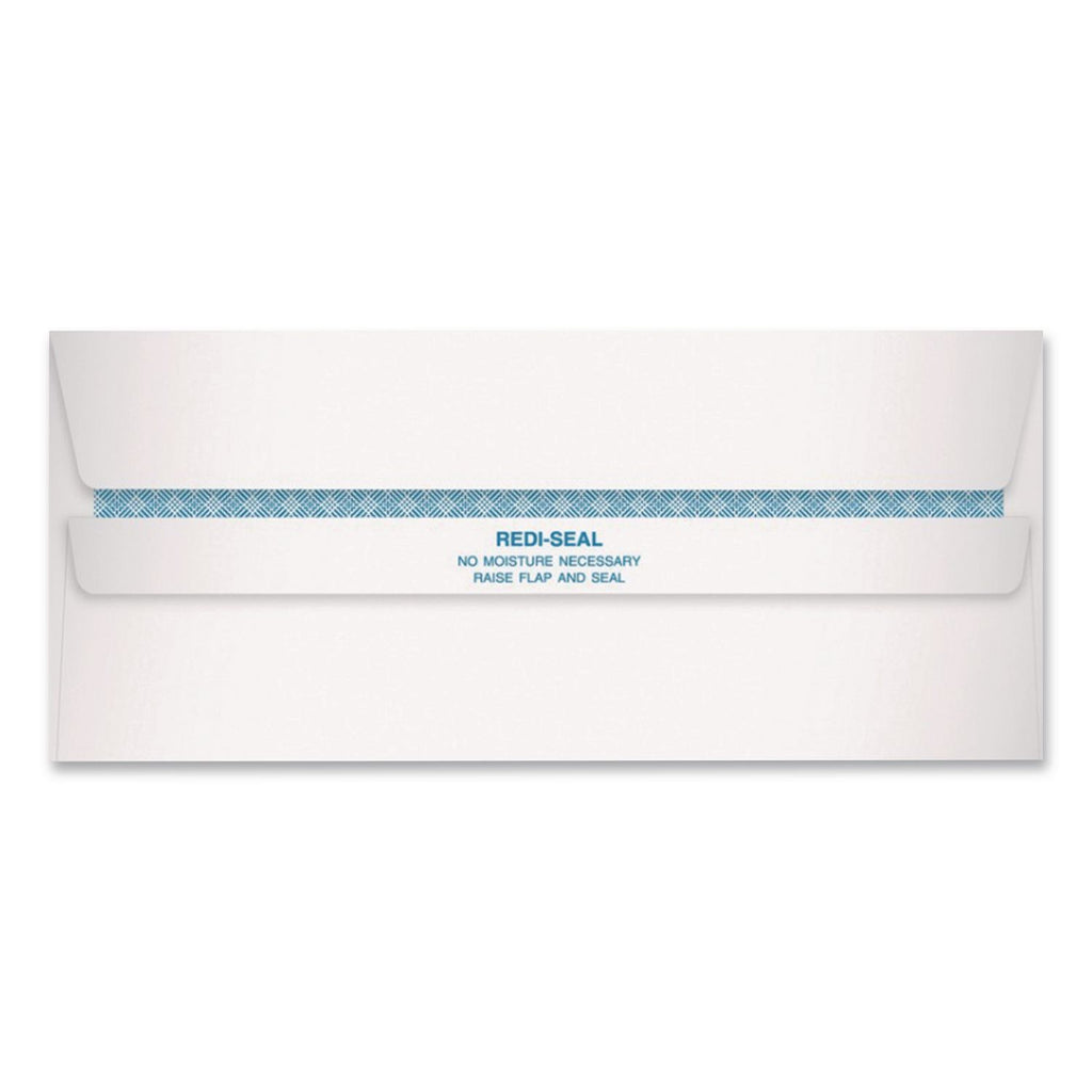 Redi-Seal Security-Tint Envelope, #10, Commercial Flap, Redi-Seal Adhesive Closure, 4.13 x 9.5, White, 500/Box