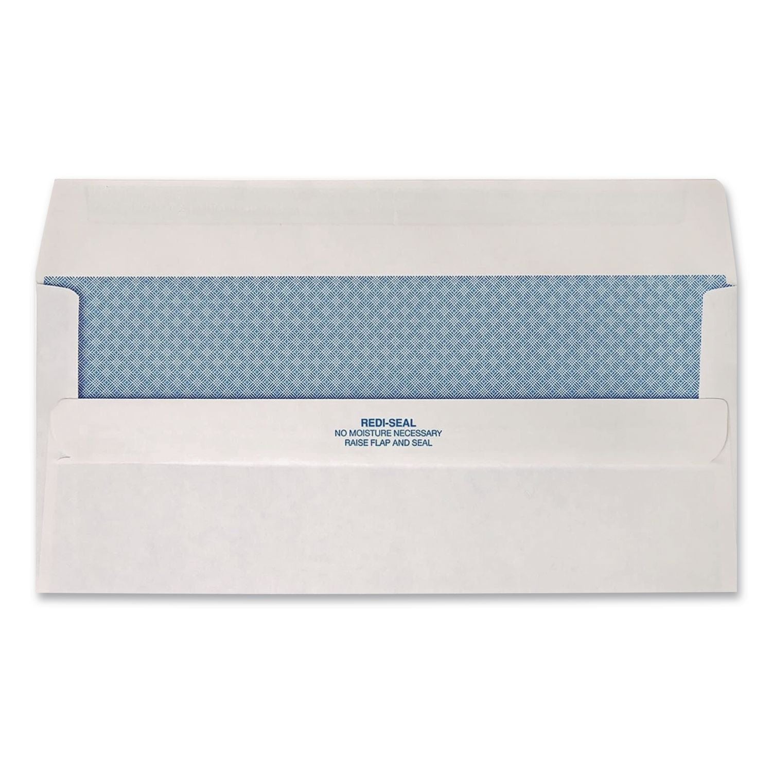 Redi-Seal Security-Tint Envelope, #10, Commercial Flap, Redi-Seal Adhesive Closure, 4.13 x 9.5, White, 500/Box