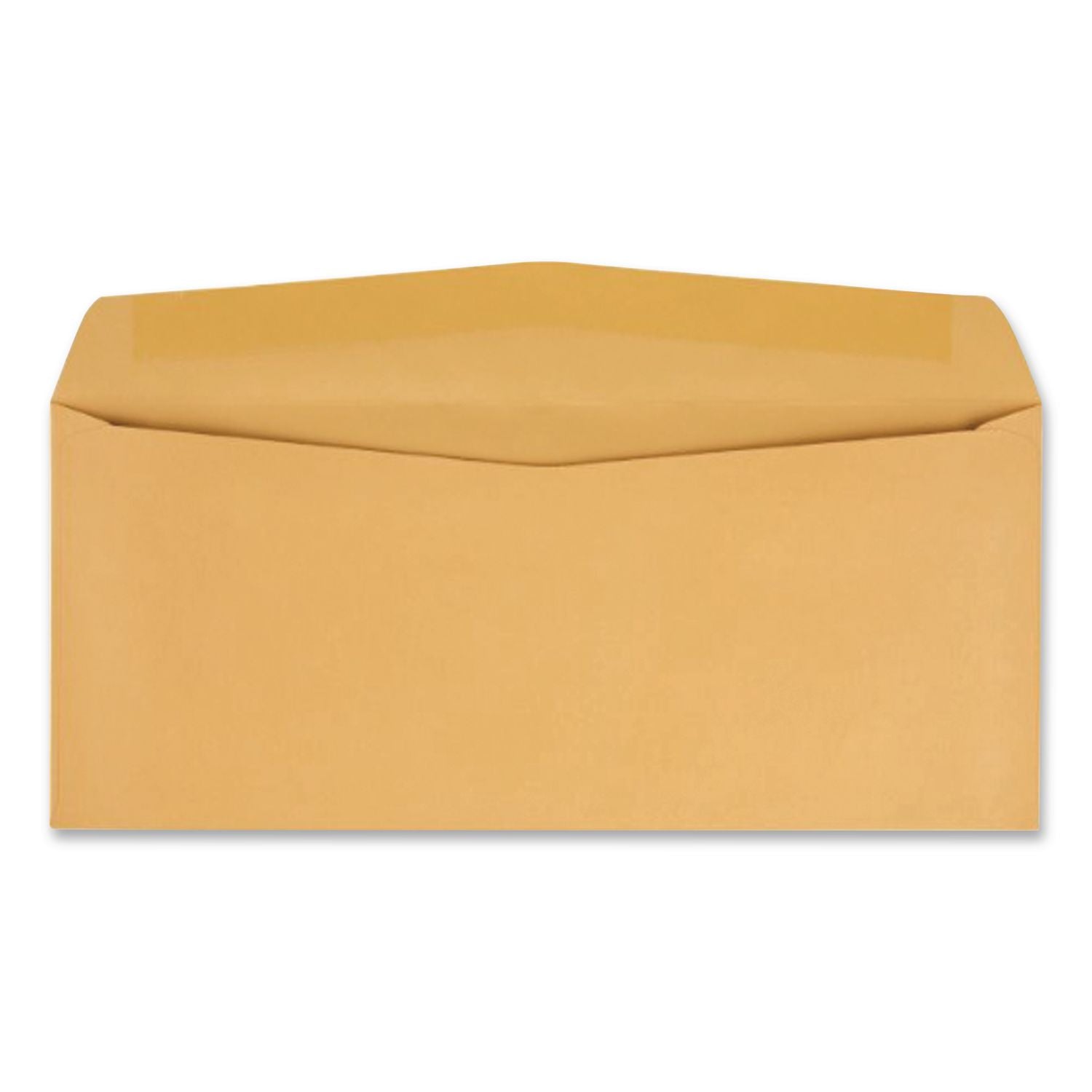 Kraft Envelope, #11, Commercial Flap, Gummed Closure, 4.5 x 10.38, Brown Kraft, 500/Box