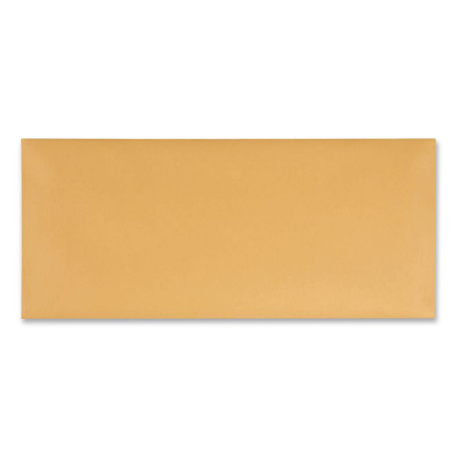 Kraft Envelope, #11, Commercial Flap, Gummed Closure, 4.5 x 10.38, Brown Kraft, 500/Box