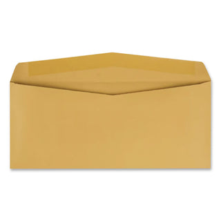 Kraft Envelope, #14, Commercial Flap, Gummed Closure, 5 x 11.5, Brown Kraft, 500/Box