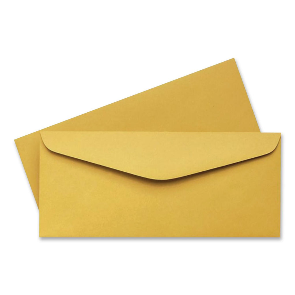 Kraft Envelope, #14, Commercial Flap, Gummed Closure, 5 x 11.5, Brown Kraft, 500/Box