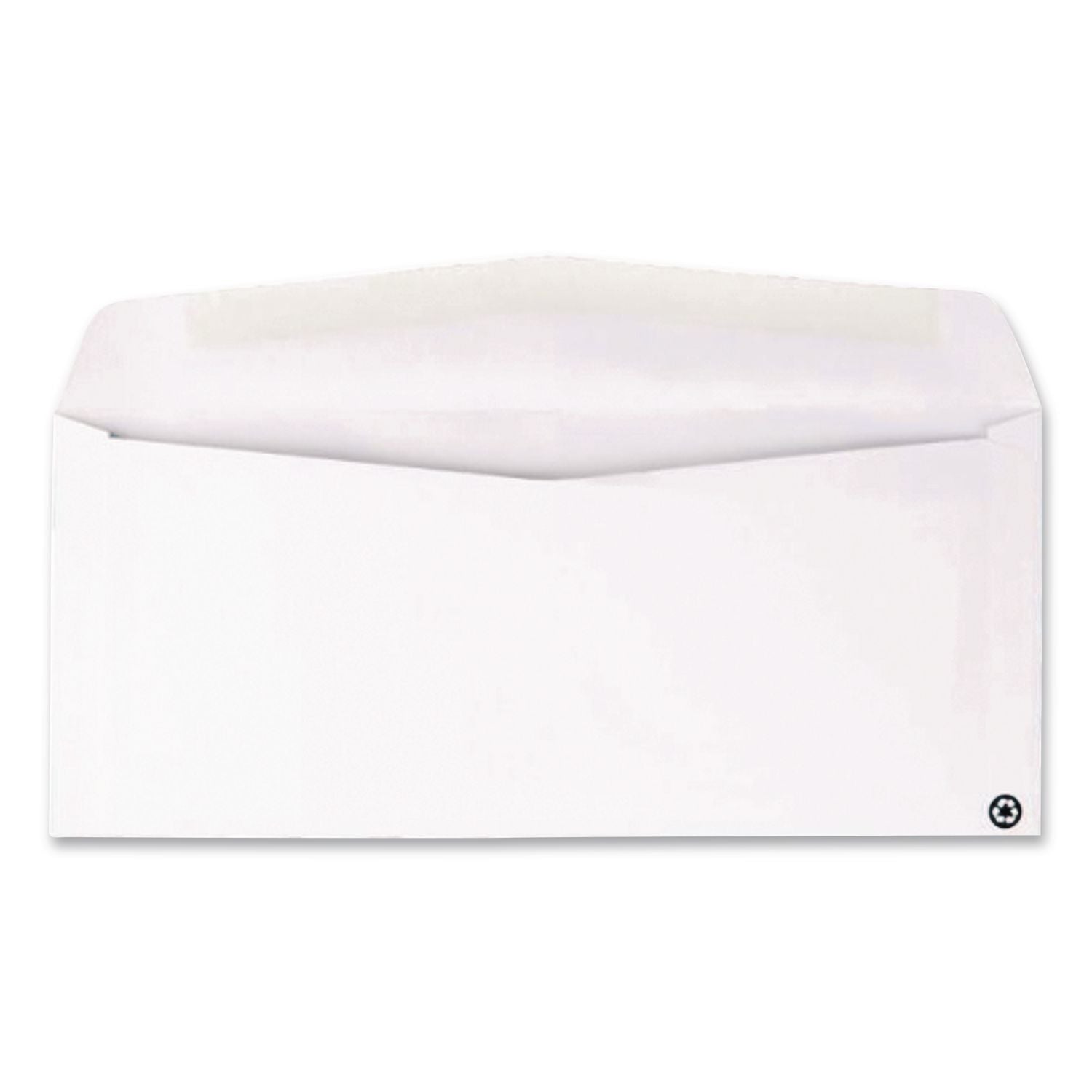 Address-Window Security-Tint Envelope, #10, Commercial Flap, Gummed Closure, 4.13 x 9.5, White, 500/Box