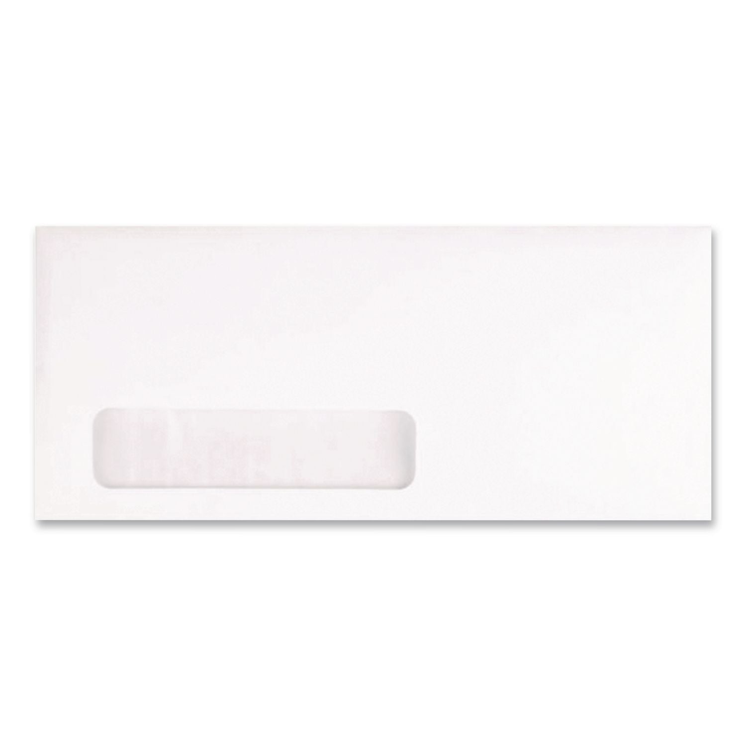 Address-Window Security-Tint Envelope, #10, Commercial Flap, Gummed Closure, 4.13 x 9.5, White, 500/Box