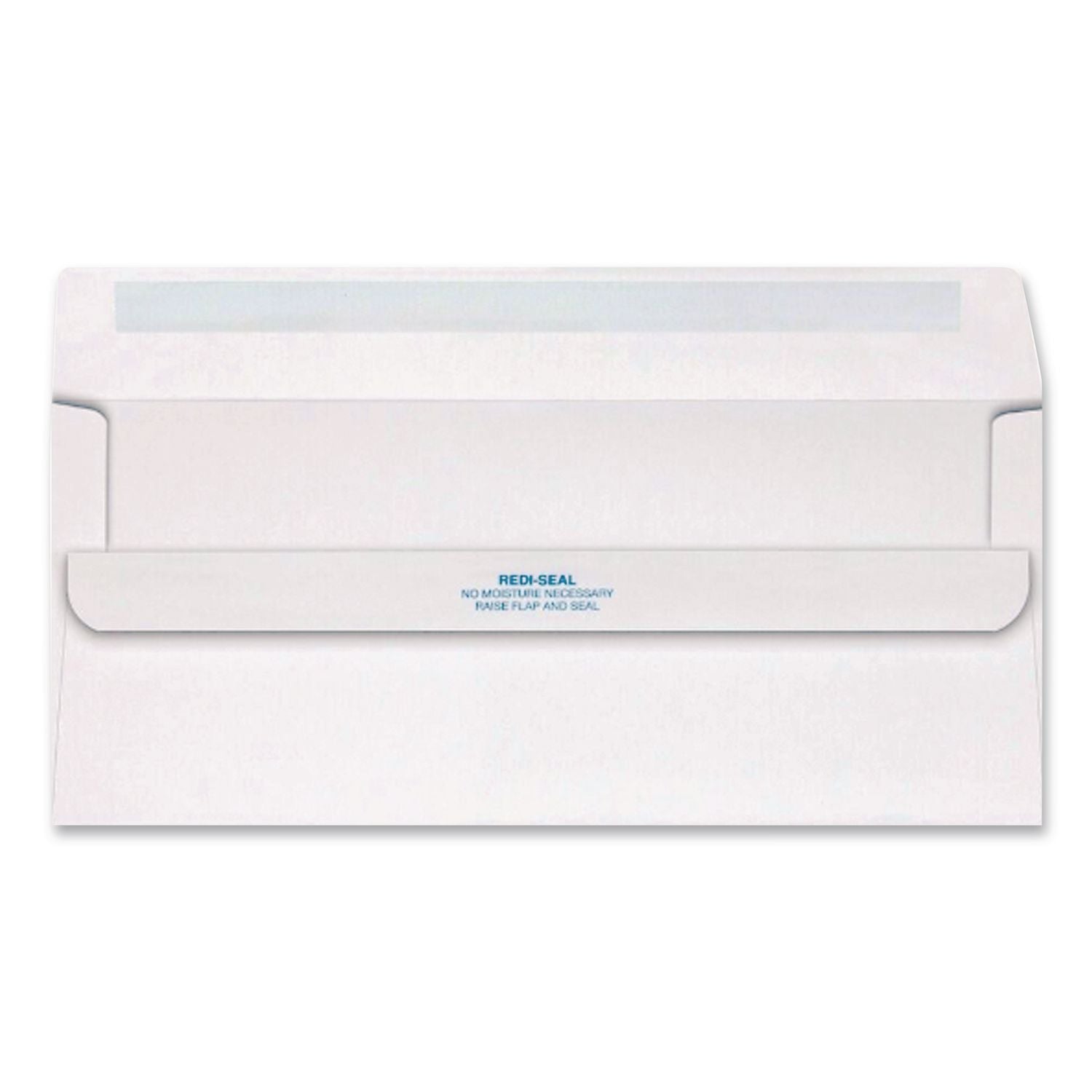 Redi-Seal Envelope, Address Window, #10, Commercial Flap, Redi-Seal Adhesive Closure, 4.13 x 9.5, White, 500/Box