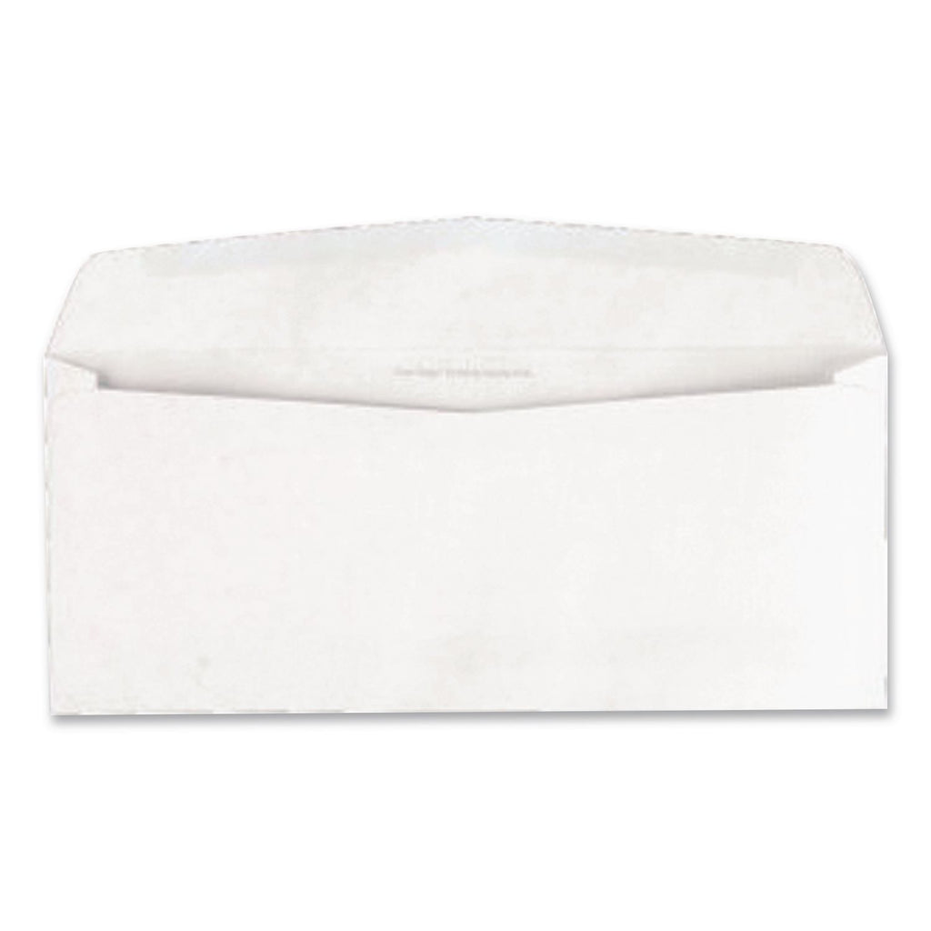 Park Ridge Embossed Executive Envelope, Address Window, #10, Commercial Flap, Gummed Closure, 4.13 x 9.5, White, 500/Box