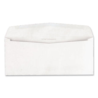 Park Ridge Embossed Executive Envelope, Address Window, #10, Commercial Flap, Gummed Closure, 4.13 x 9.5, White, 500/Box