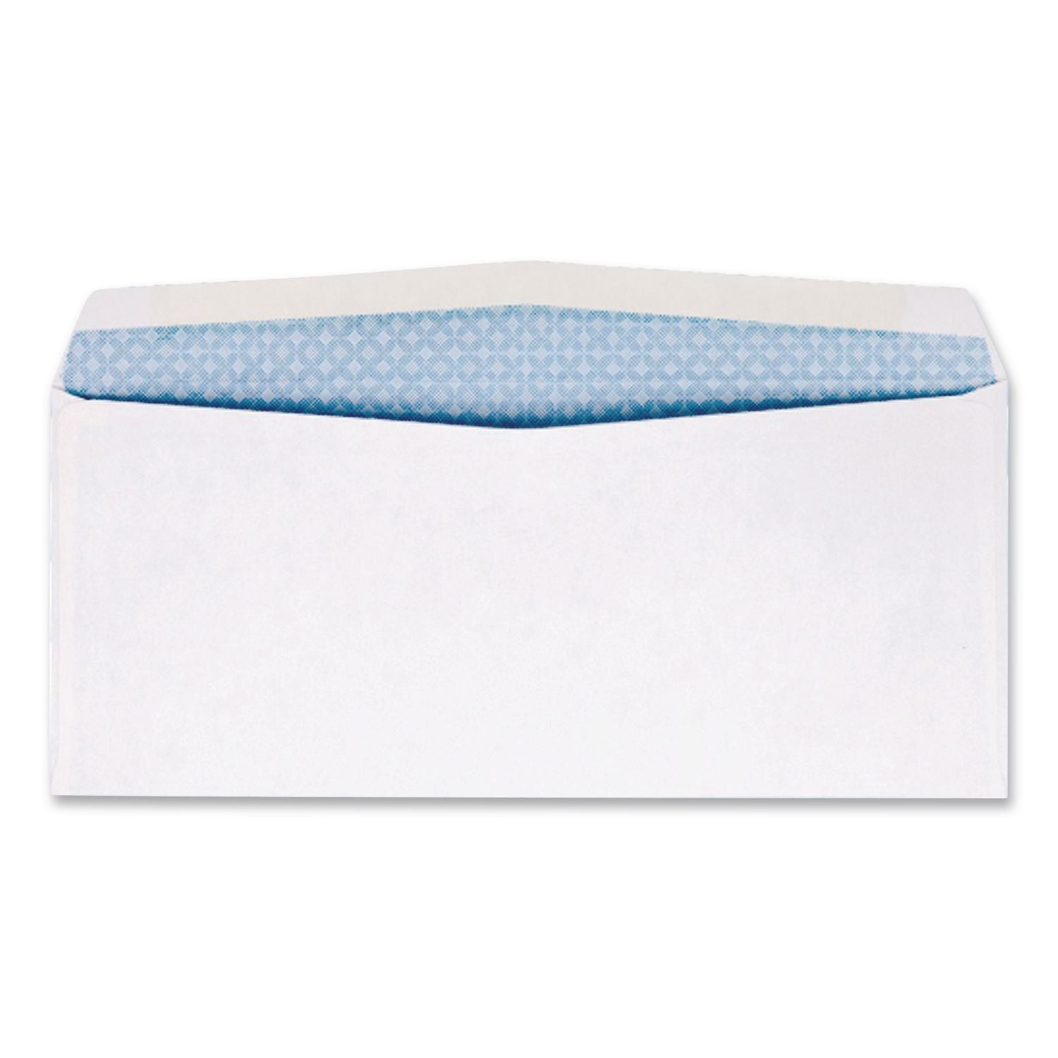 Double Window Security-Tinted Check Envelope, #9, Commercial Flap, Gummed Closure, 3.88 x 8.88, White, 500/Box