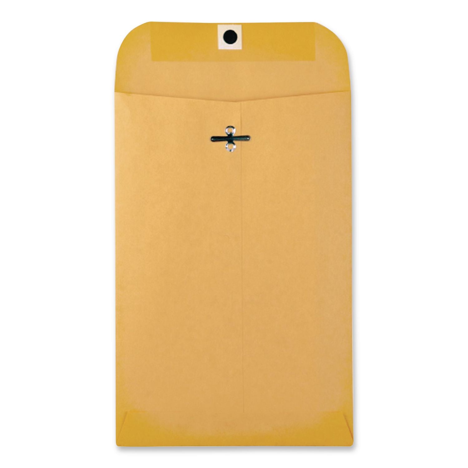 Clasp Envelope, 28 lb Bond Weight Kraft, #55, Square Flap, Clasp/Gummed Closure, 6 x 9, Brown Kraft, 500/Carton