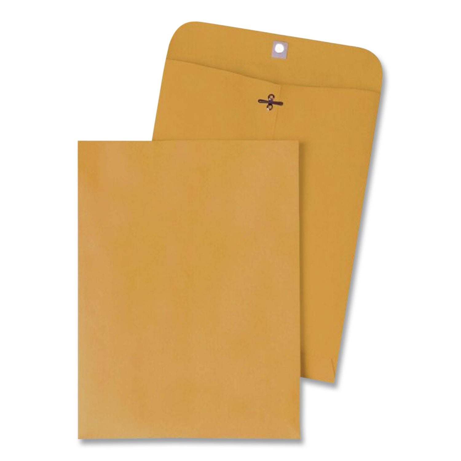 Clasp Envelope, 28 lb Bond Weight Kraft, #35, Square Flap, Clasp/Gummed Closure, 5 x 7.5, Brown Kraft, 100/Box