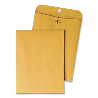 Clasp Envelope, 28 lb Bond Weight Kraft, #75, Square Flap, Clasp/Gummed Closure, 7.5 x 10.5, Brown Kraft, 100/Box