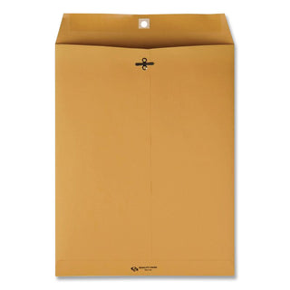 Clasp Envelope, 32 lb Bond Weight Kraft, #14 1/2, Square Flap, Clasp/Gummed Closure, 11.5 x 14.5, Brown Kraft, 100/Box