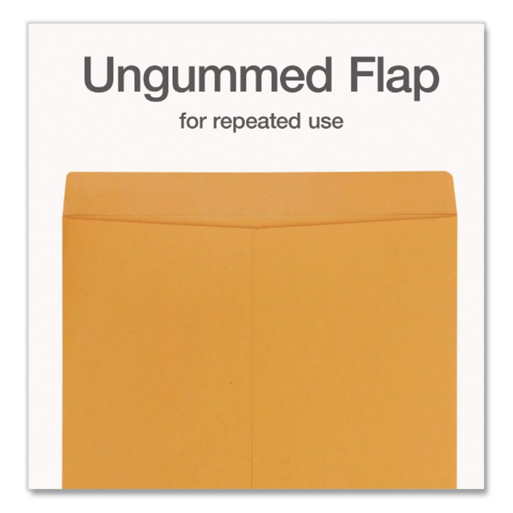 Jumbo Size Kraft Envelope, Cheese Blade Flap, Fold-Over Closure, 17 x 22, Brown Kraft, 25/Pack