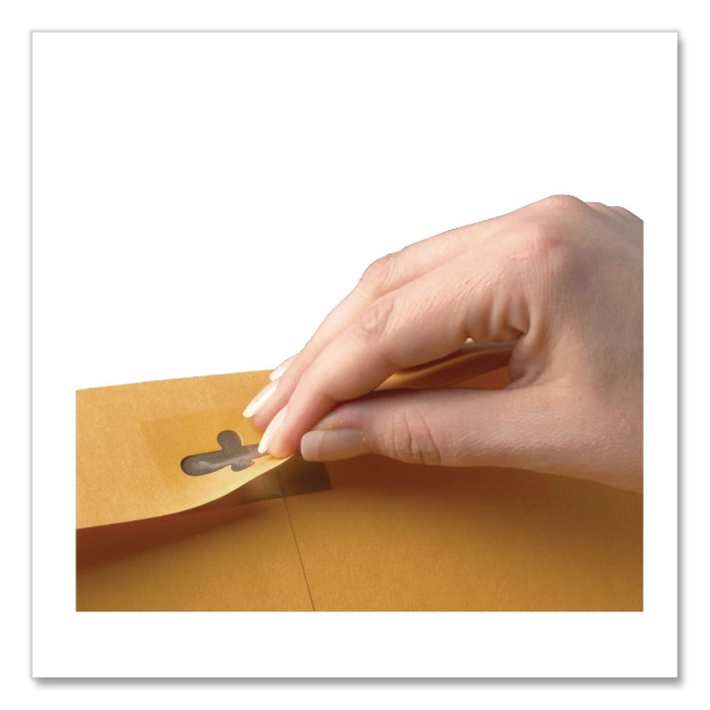 Postage Saving ClearClasp Kraft Envelope, #55, Cheese Blade Flap, ClearClasp Closure, 6 x 9, Brown Kraft, 100/Box