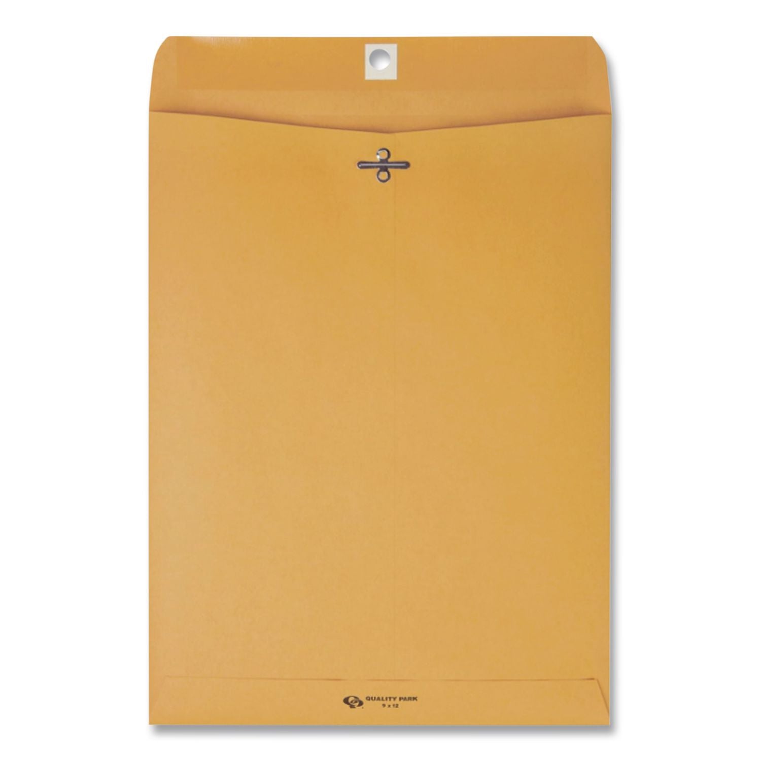 Clasp Envelope, 28 lb Bond Weight Kraft, #93, Square Flap, Clasp/Gummed Closure, 9.5 x 12.5, Brown Kraft, 100/Box