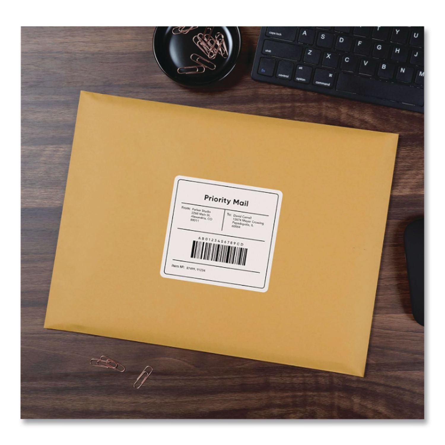 Clasp Envelope, 28 lb Bond Weight Kraft, #93, Square Flap, Clasp/Gummed Closure, 9.5 x 12.5, Brown Kraft, 100/Box