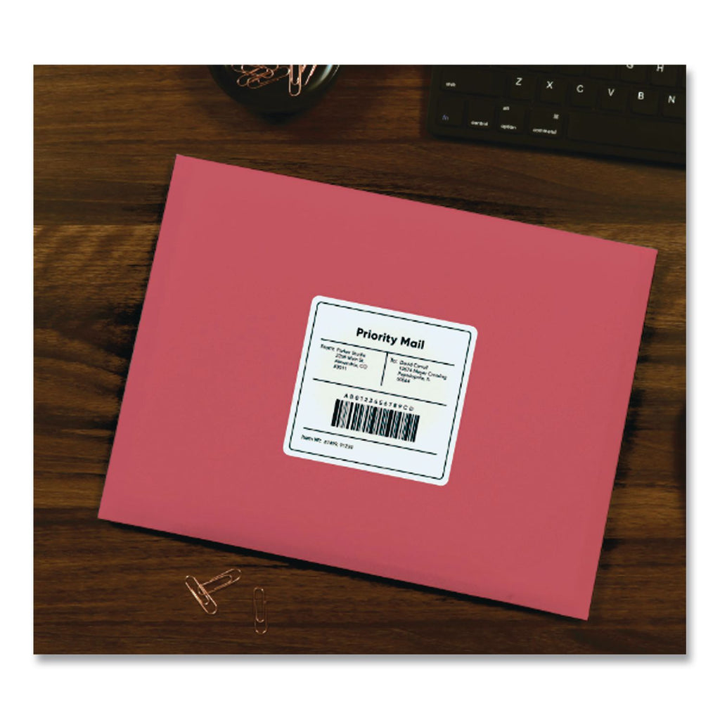 Clasp Envelope, 28 lb Bond Weight Paper, #90, Square Flap, Clasp/Gummed Closure, 9 x 12, Red, 10/Pack