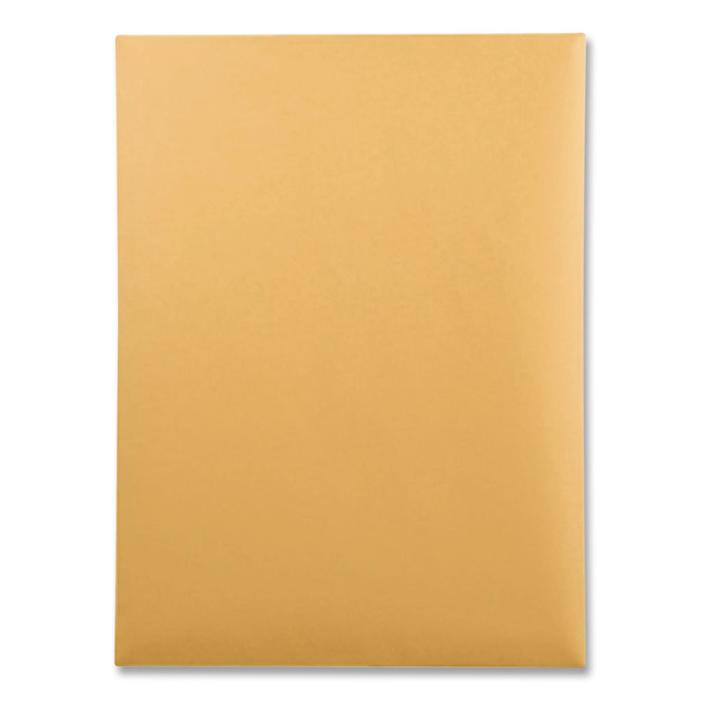 Catalog Envelope, 28 lb Bond Weight Kraft, #12 1/2, Square Flap, Gummed Closure, 9.5 x 12.5, Brown Kraft, 250/Box