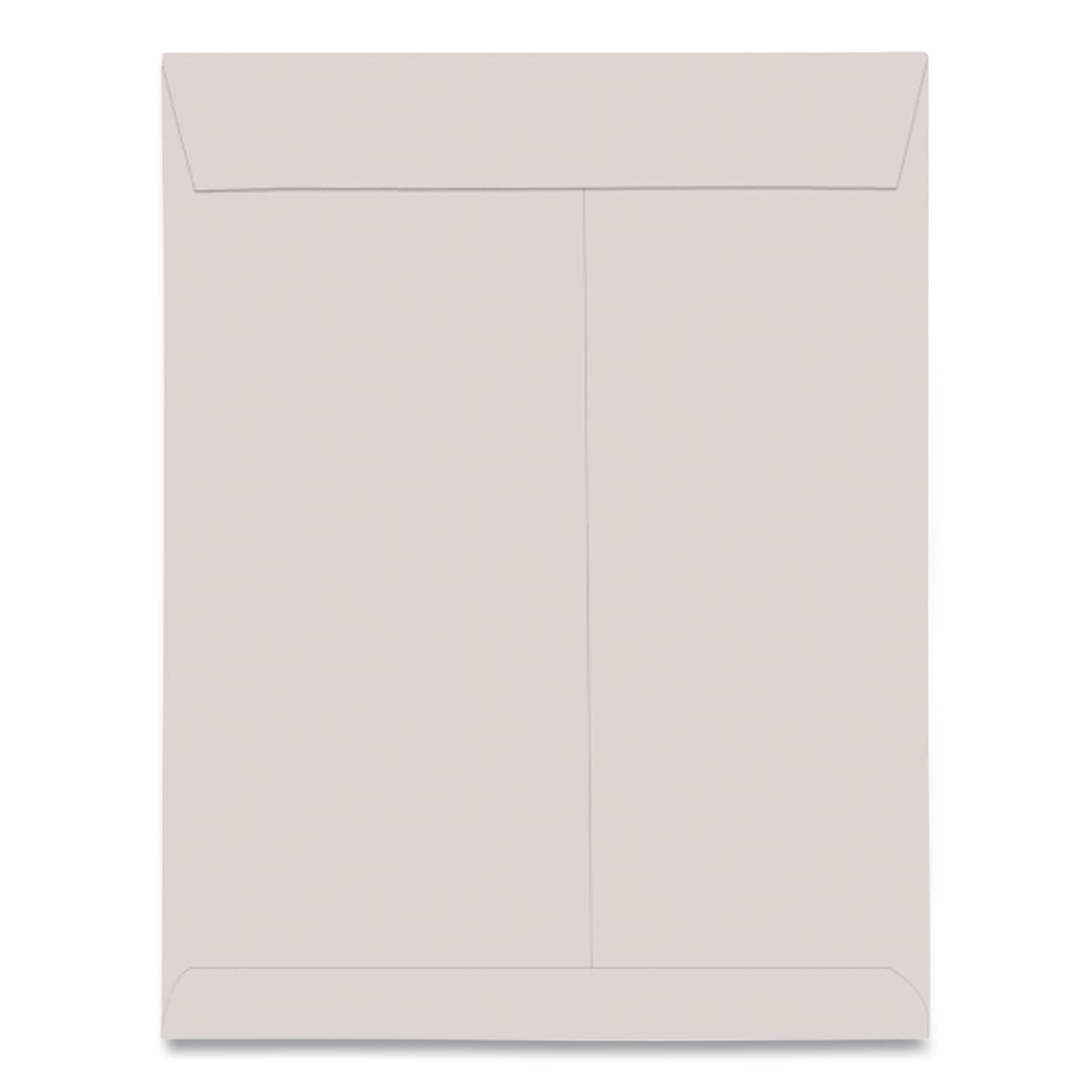 Catalog Envelope, 24 lb Bond Weight Paper, #13 1/2, Square Flap, Gummed Closure, 10 x 13, White, 250/Box