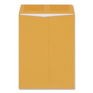 Catalog Envelope, 28 lb Bond Weight Kraft, #15 1/2, Square Flap, Gummed Closure, 12 x 15.5, Brown Kraft, 250/Box